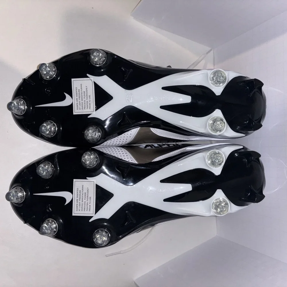 Nike Alpha Menace 4 Pro Football Cleats Mens 11.5 W White Low Top IH1256-100 - Picture 8 of 11